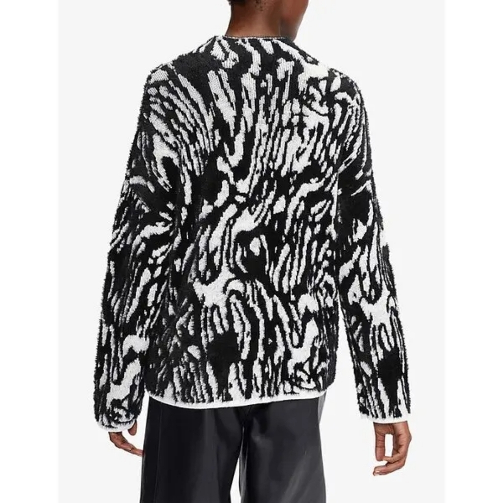 Ted Baker $175 Zaidie Jacquard Woven Sweater Sz 0 (XS) - Picture 3 of 11